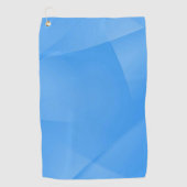 Fijne blauwe vouwen golfhanddoek (Voorkant)