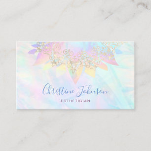 Fijne bleke Lotus Flower Skincare Beauty Salon Visitekaartje