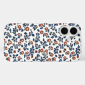 Fijne bloemen bloemenpatroon Case-Mate iPhone case (Achterkant (horizontaal))