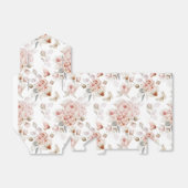 Fijne bloemen en vlinders bedankdoosjes (Uitgevouwen)