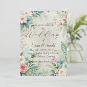 Fijne bloemen II Kaart (Staand voorkant)