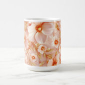 Fijne bloemen in perziktinten koffiemok (Center)