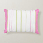 Fijne bloemen monogram accent kussen (Achterkant)