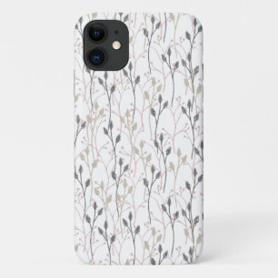 Fijne Bloemen Patroon in Zachte Pastelhoes iPhone Case-Mate iPhone Case