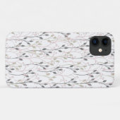 Fijne Bloemen Patroon in Zachte Pastelhoes iPhone Case-Mate iPhone Case (Achterkant (horizontaal))
