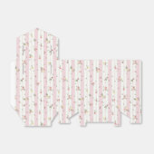 Fijne Bloemen Patroon Voorkeur Boxen Bedankdoosjes (Uitgevouwen)