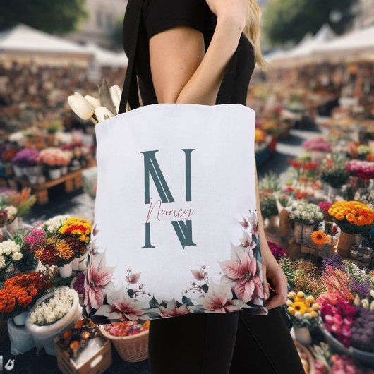 Fijne bloemen  tote bag