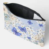 Fijne bloemen & vlinders make-up tas (Open)