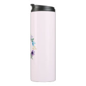 Fijne bloemenslingers thermosbeker (Geroteerd rechts)