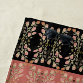 Fijne bloemige geaccentueerde strandlaken (In situ)