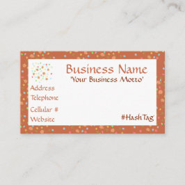 Fijne bloemrijke designer Visitekaartje Kortingskaartje