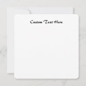 Fijne bloemrijke lijst met kantdetails kaart (Achterkant)