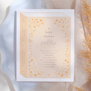 Fijne bloemrijke sprookjesboek baby shower budget