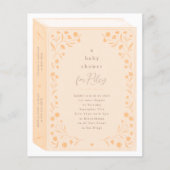 Fijne bloemrijke verhaalmboek baby shower budget (Voorkant)