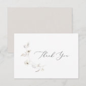 Fijne bloesem Hartelijk dank Bedankkaart (Voorkant / Achterkant)