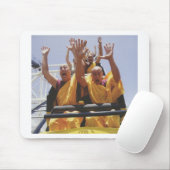 Fijne boeddhistische monniken op een roller onderz muismat (Met muis)