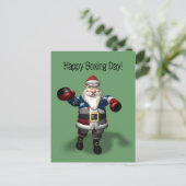 Fijne boksdag! briefkaart (Staand voorkant)