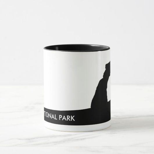 Fijne boog silhouet Mok (Midden)