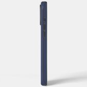 fijne bordeauxrode streep Case-Mate iPhone case (Achterkant / Links)