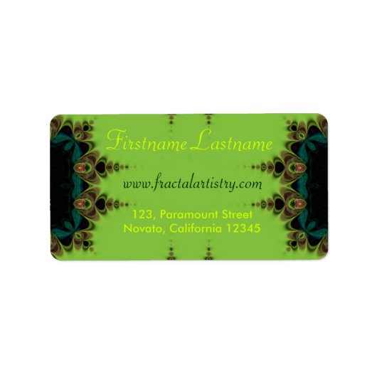 Fijne bosbouwkunst etiket (Voorkant)