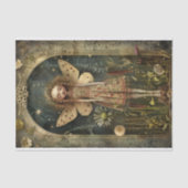 FIJNE BOSFEE DECOUPAGE VLOEIPAPIER TISSUEPAPIER (Voorkant)