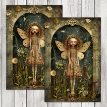 FIJNE BOSFEE DECOUPAGE VLOEIPAPIER