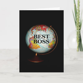Fijne Boss Dag naar de beste boss op aarde Kaart
