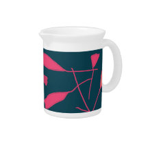 Fijne botanische vormgeving Porcelain Pitcher