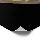 Fijne Botten met een middeleeuwse schedel Poster (Hoek)