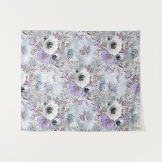 Fijne bouquet van anemonen. wandkleed