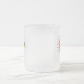 Fijne brandstof "P" Mok van gebrande glazen koffie (Center)