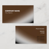 Fijne bruin witte zwarte hades en roggen visitekaartje (Voorkant / Achterkant)