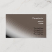 Fijne bruin witte zwarte hades en roggen visitekaartje (Achterkant)