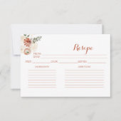 Fijne bruine roze bruinkgoud Recipe Kaarten (Voorkant)