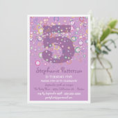 Fijne bubbels! Leeftijd nummer geboortedag Kaart (Staand voorkant)