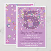 Fijne bubbels! Leeftijd nummer geboortedag Kaart (Voorkant / Achterkant)