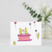 Fijne bubbels voor jullie verjaardag briefkaart (Staand voorkant)