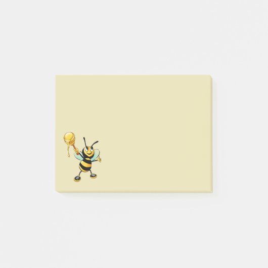 Fijne Bumble met een honingzak Post-it® Notes (Voorkant)