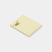 Fijne Bumble met een honingzak Post-it® Notes (Schuin)