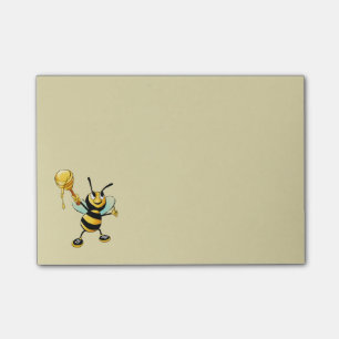 Fijne Bumble met een honingzak Post-it® Notes