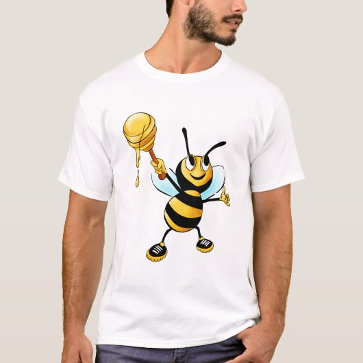 Fijne Bumble met een honingzak T-shirt (Voorkant)