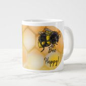 Fijne Bumblebeien Grote Koffiekop (Voorkant rechts)