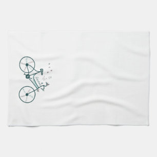 Fijne Butterflies Flowers en Freedom Bike-ventilat Theedoek