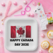 Fijne Canada-dag papieren bord (Feest)