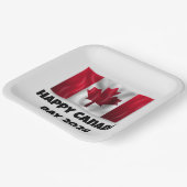 Fijne Canada-dag papieren bord (Gebogen)