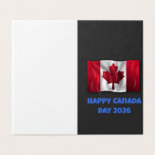 Fijne Canada-dag wenskaart Kaart (Buitenkant ongevouwen)