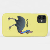 Fijne cartoon van de kasuivogel Case-Mate iPhone case (Achterkant (horizontaal))