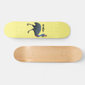 Fijne cartoon van de kasuivogel persoonlijk skateboard (Horizontaal)