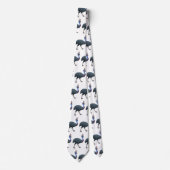 Fijne cartoon van de kasuivogel stropdas (Voorkant)