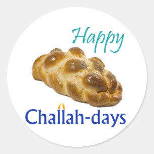 Fijne Challah-dagen Ronde Stickers
